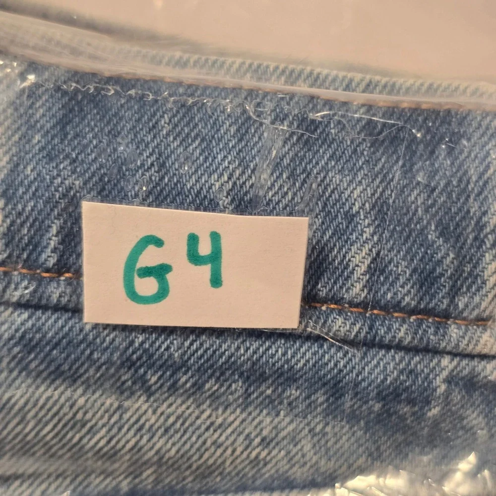 Abercrombie & Fitch Mom Shorts Womens 24 Light Blue Curve Love High Rise Denim